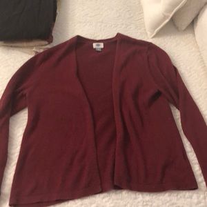 Cardigan maroon